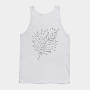 tropical - single line art Tank Top